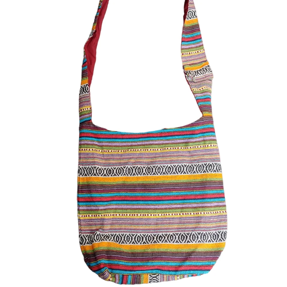 Hobo Womens Bag Kilm Multi Color Multi Pattern Boho Hippie Festival Shoulder Bag